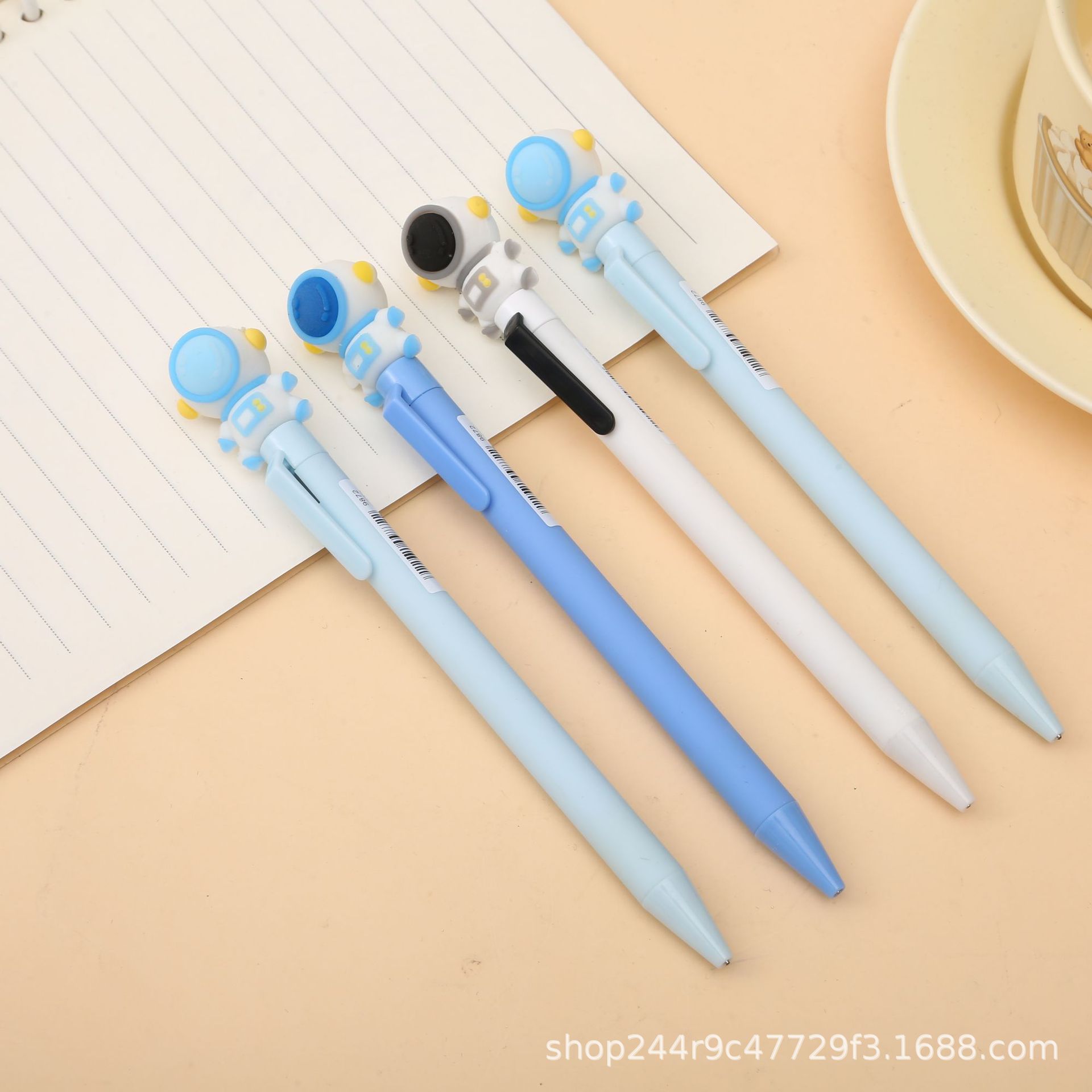 Oufeiya Stationery Astronaut Eraser Mechanical Pencil 0.5/0.7mm Primary School Student Activity Pencil 9038 details Picture