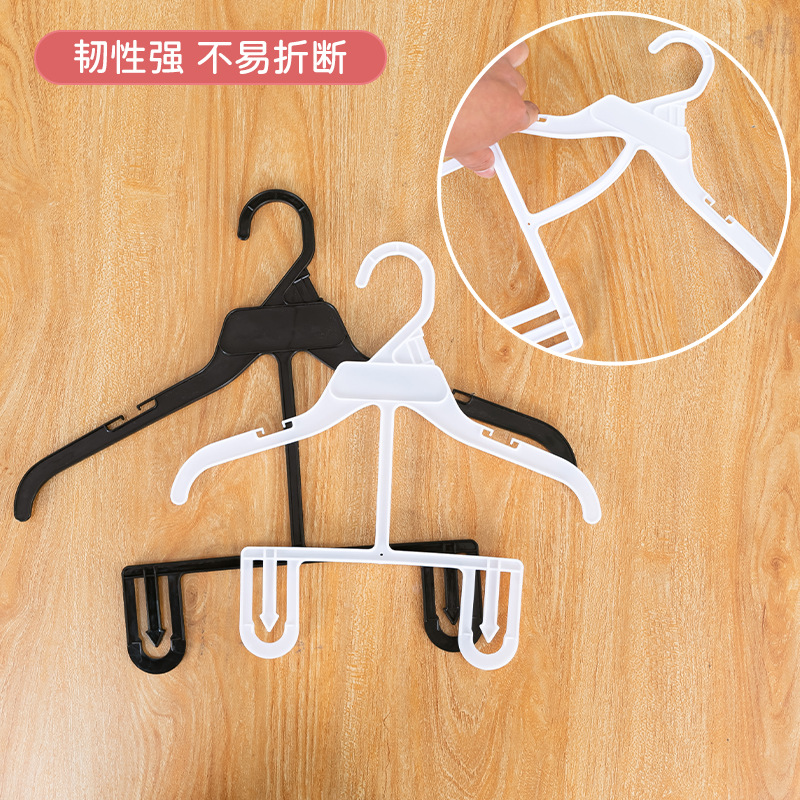 Baby clothes hangers, wholesale baby household clothes hangers, children's clothes hangers, plastic suits, trouser clips, Amazon newborn clothes racks Specification image