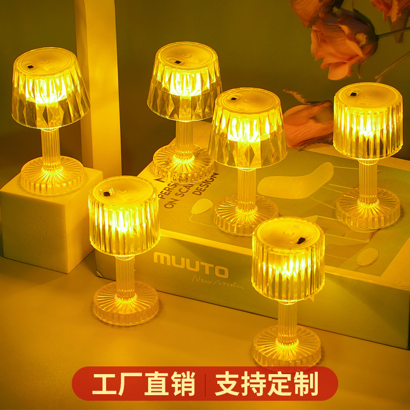 Factory wholesale creative small table lamps, mini night lights, LED ambient lights, wedding, Christmas and Halloween decorative pendants, ambient lights