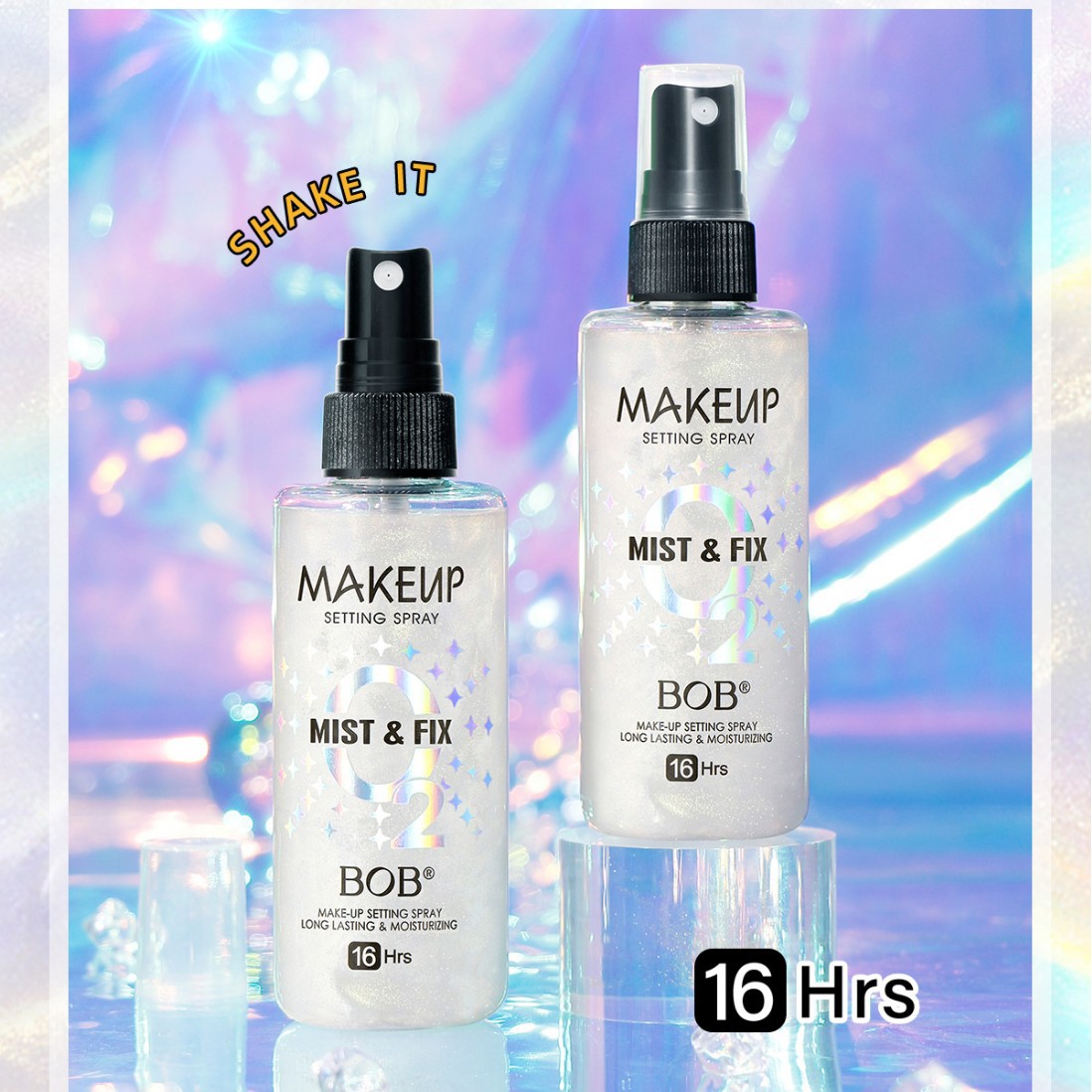 跨境bob定妆喷雾剂持久不脱妆防水防汗补水保湿控油不紧绷定妆水