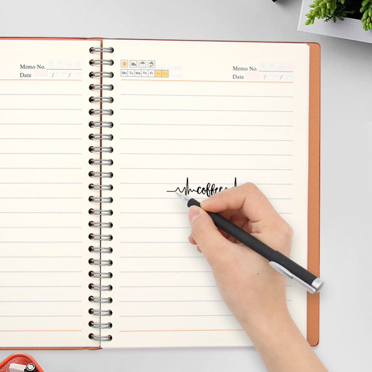 Yalong Cross-border Agenda PU Leather A5 notebook can be used as a soft leather stationery notebook Application Scenario