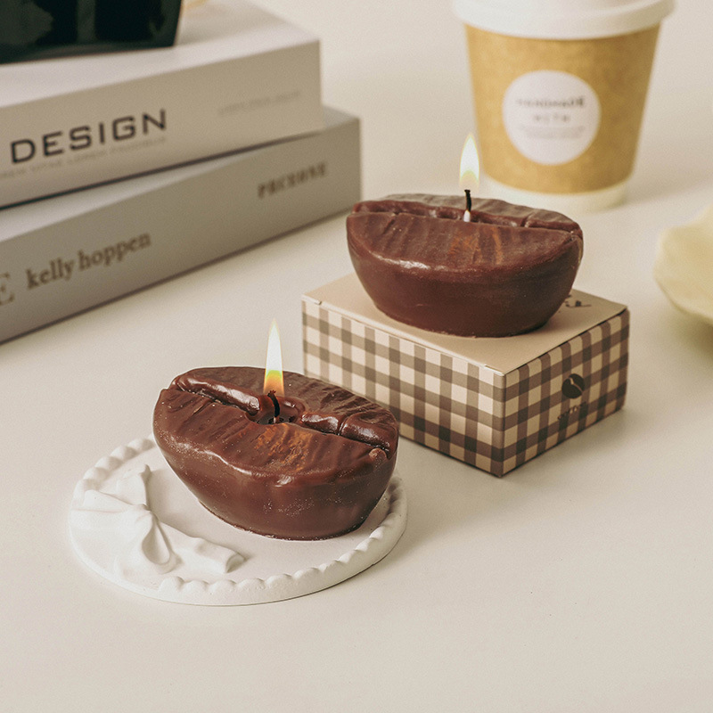 Coffee bean scented candles, high-end design, wax atmosphere, cross-border scented, cute and creative wholesale souvenirs Application Scenario