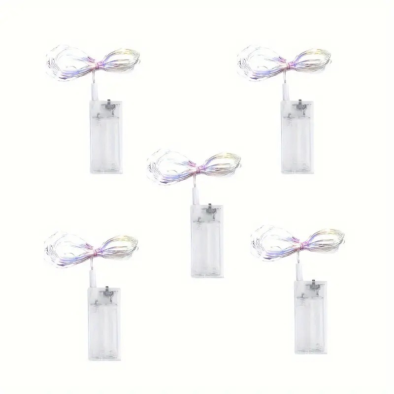 Battery box, led light string, copper wire light string, cake decoration gift box, light strip, Christmas color light, No. 5 battery box Item Picture