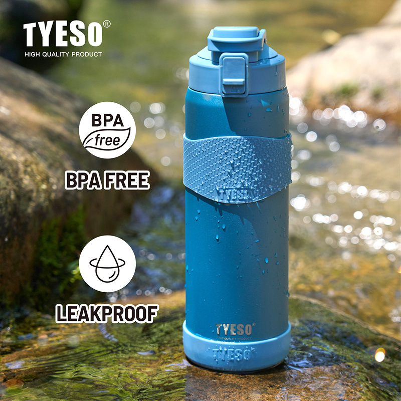 TYESO/ Taishuo Fashionable and simple couple insulated Cup, large-capacity sports vacuum water cup, Outdoor dual-purpose cup Application Scenario