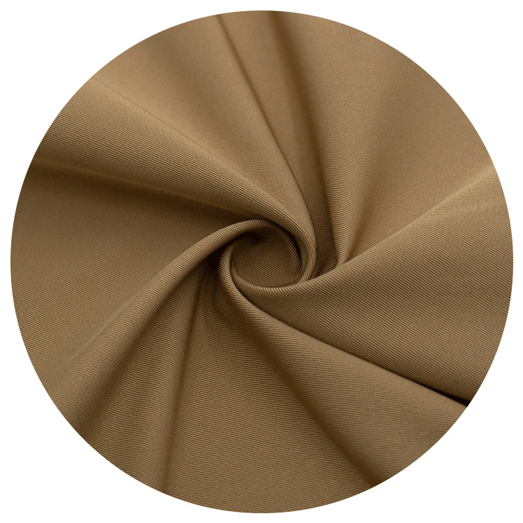 涤纶斜纹风衣面料150D加厚棉感斜工作服布料休闲外套大衣防水布料