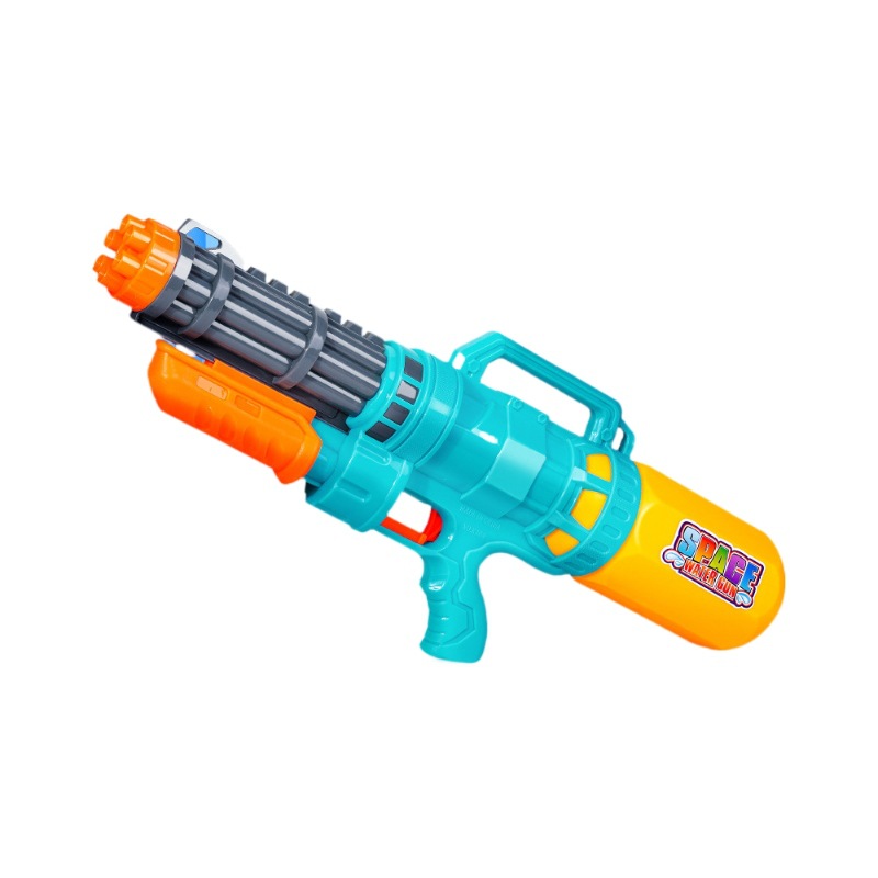 Gatling water gun, children's water grab, large water splashing festival, large-capacity toy, high-pressure boy water fight, and free goggles Item Picture