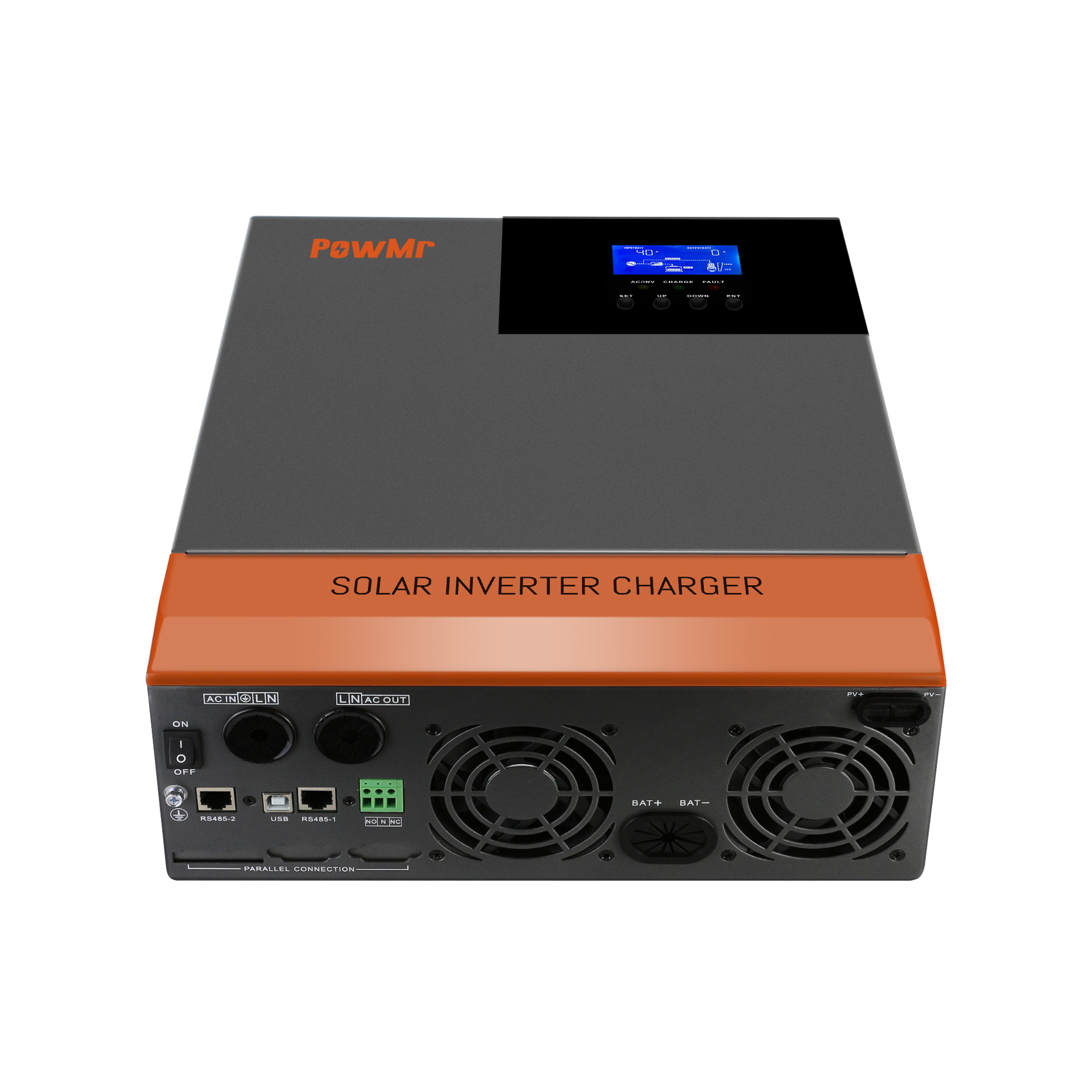 3KW photovoltaic RV inverter, 24V pure sine wave vehicle-mounted lithium battery energy storage integrated machine, 60A cross-border bestseller Item Picture