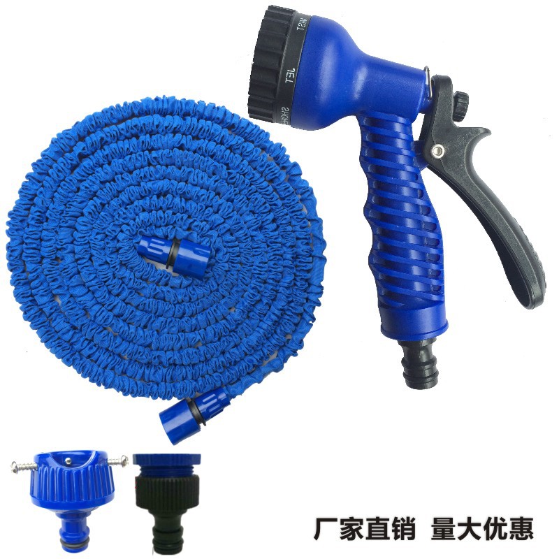 Household magic telescopic water pipe, multi-functional car high-pressure car wash water gun, garden and garden watering and rinsing set details Picture