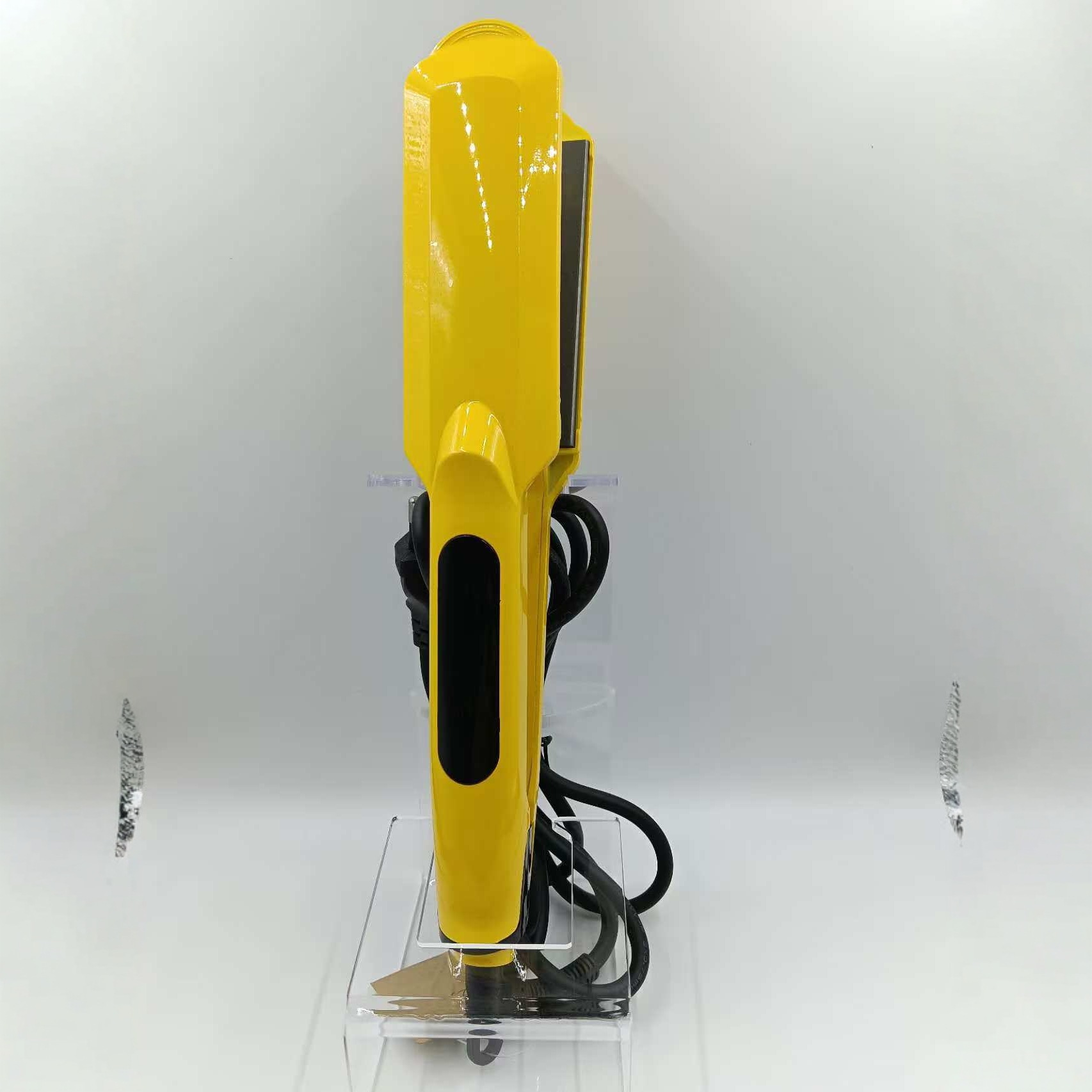 跨境爆款黄色直发器电夹板负离子护发直卷两用家用美发神器