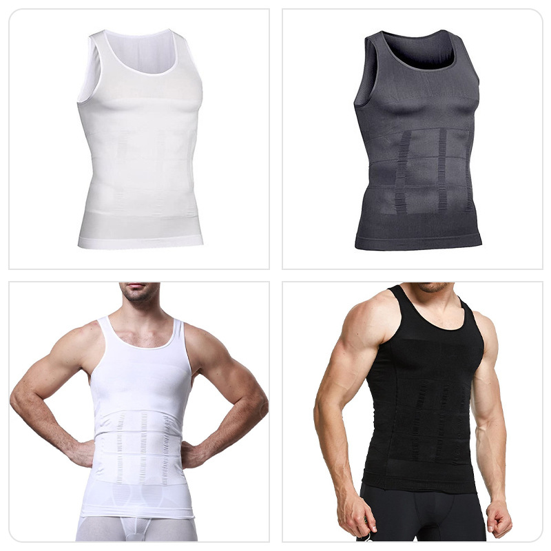 男士塑身背心 slim n lift电视购物束腰收腹内衣TV收腹背心产品图