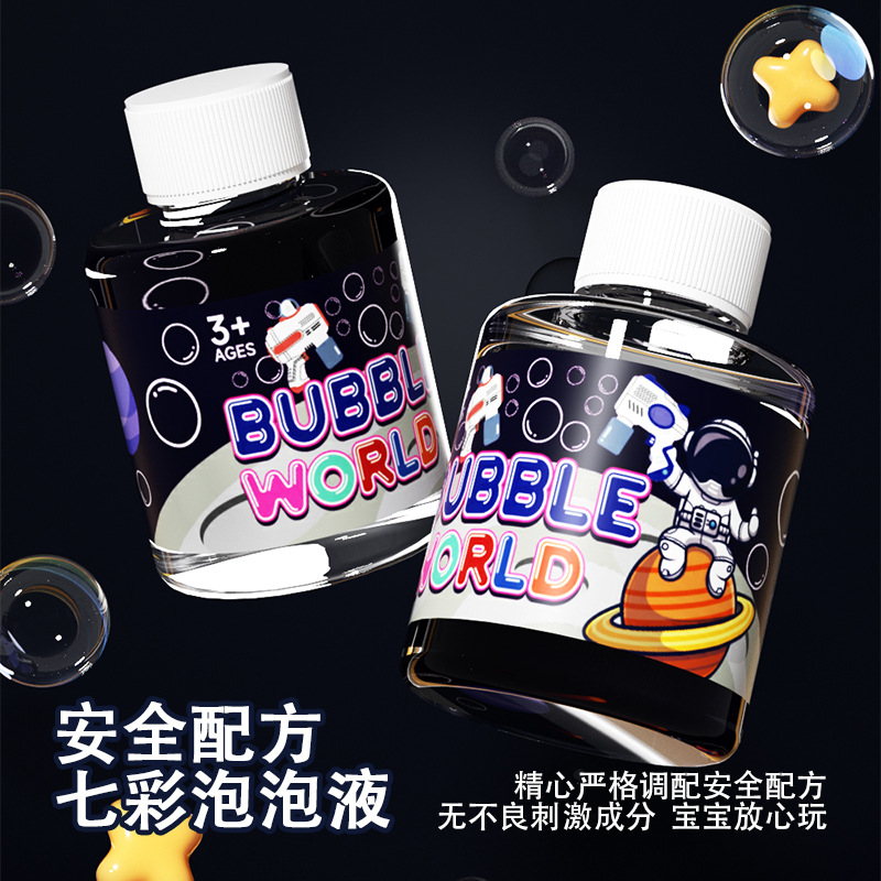 Street stall wholesale bubble machine, space astronaut, fully automatic Gatling electric bubble blowing gun, holding children's toys Application Scenario