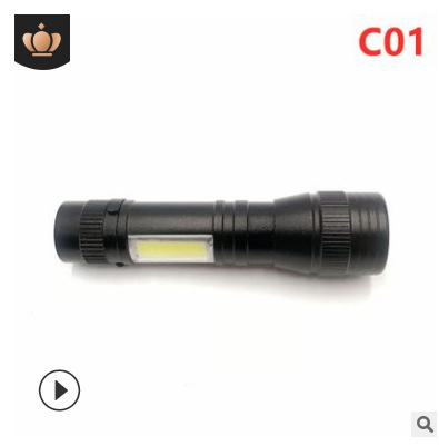 Factory direct supply of LED high-intensity flashlights, aluminum alloy COB flashlights, mini small flashlights, USB charging Application Scenario