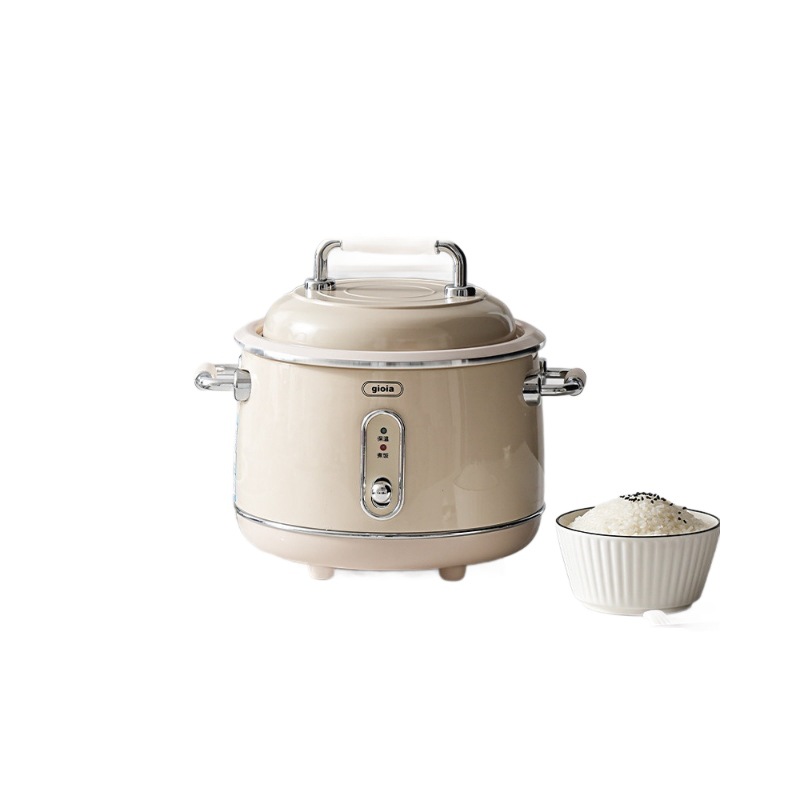 gioia Jiaoya's new retro rice cooker, a household steaming and cooking integrated rice cooker, is a small non-stick pot for 2 to 3 people Item Picture