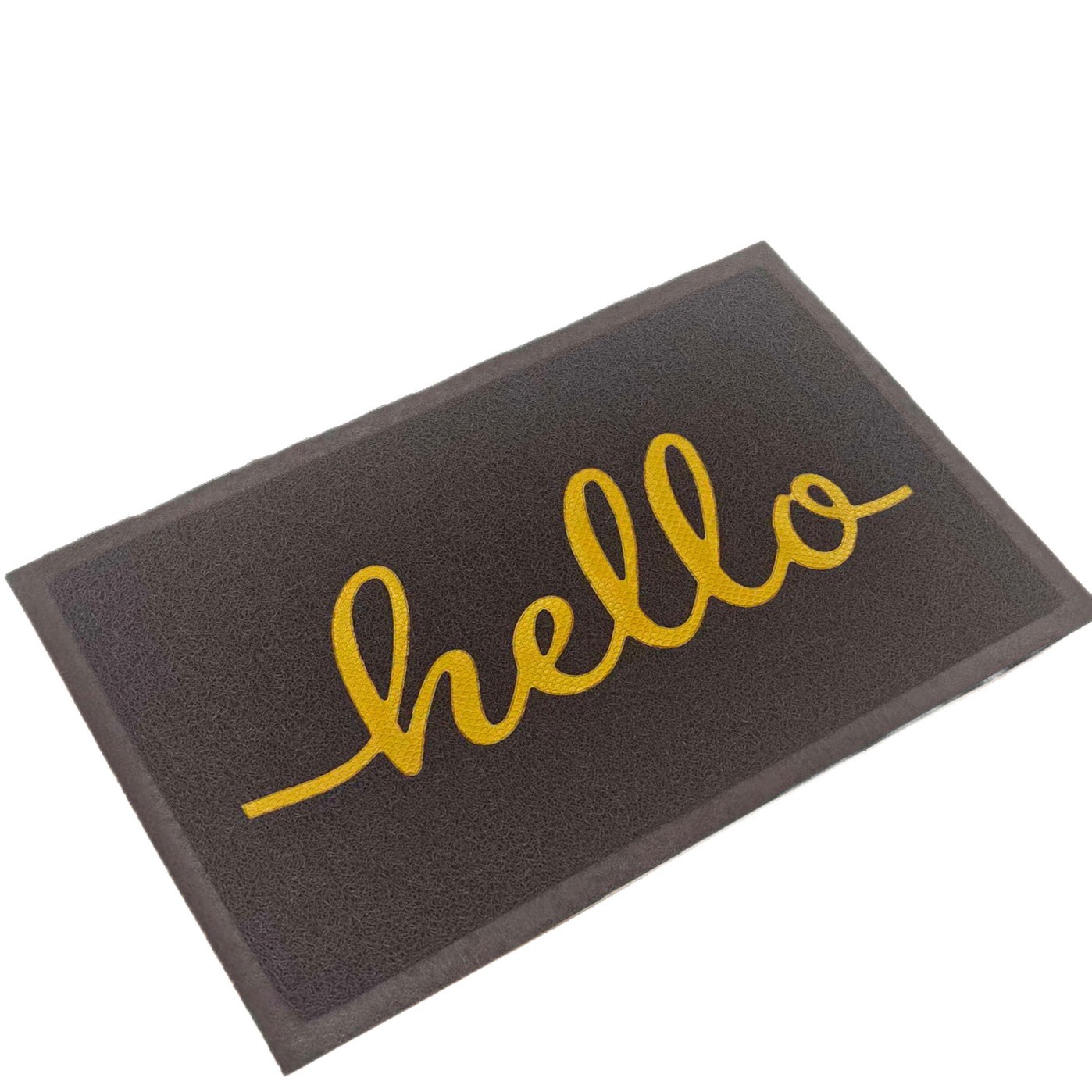 Factory direct sales of silk ring floor MATS: Waterproof, anti-slip, wear-resistant, dirt-resistant and easy to maintain. hello entrance door foyer floor mat Item Picture