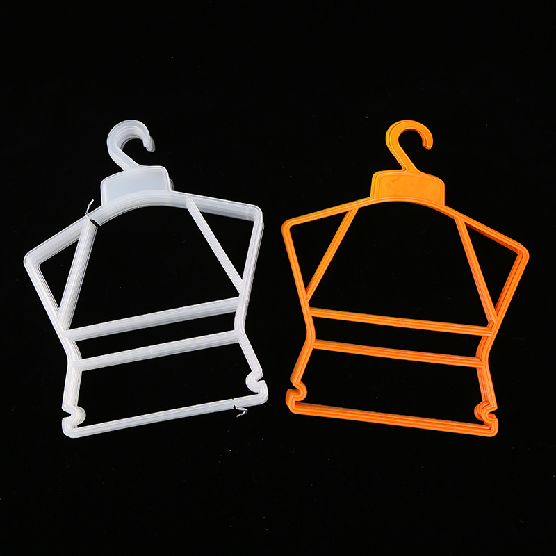 儿童连体塑料衣架服装店专用新生儿衣挂宝宝婴儿套装衣架厂家直销