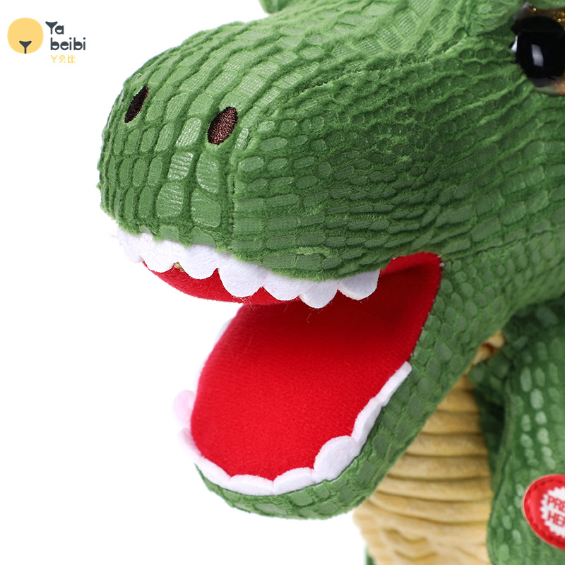 Simulated Tyrannosaurus rex plush electric toy, creative short plush children's electric doll, children's birthday gift Application Scenario