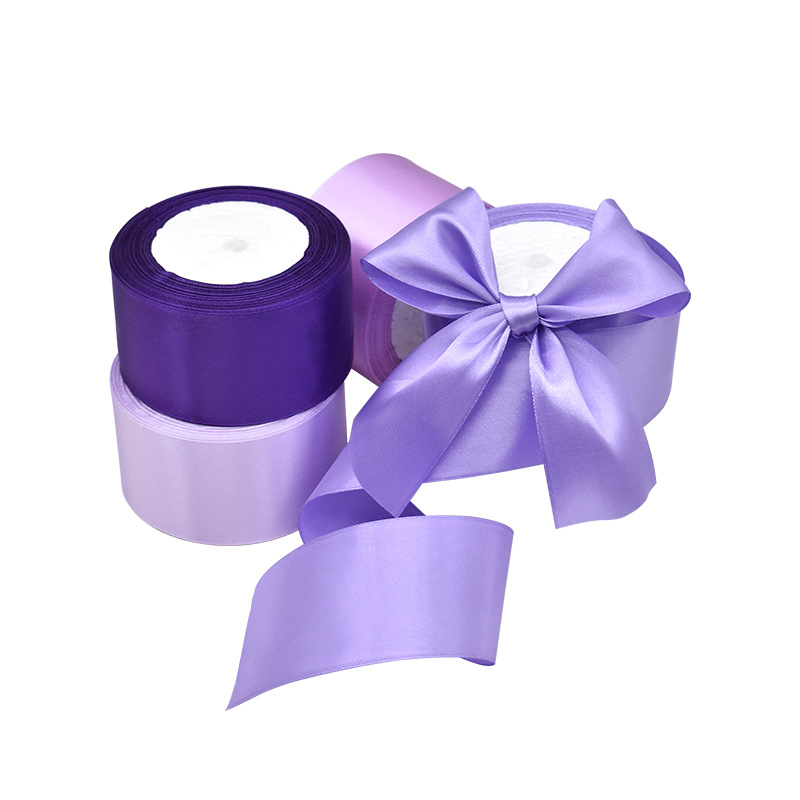 Cross-border exclusive in-stock 5cm wide ribbon diy handmade rose ribbon baked flower decorative ribbon Item Picture