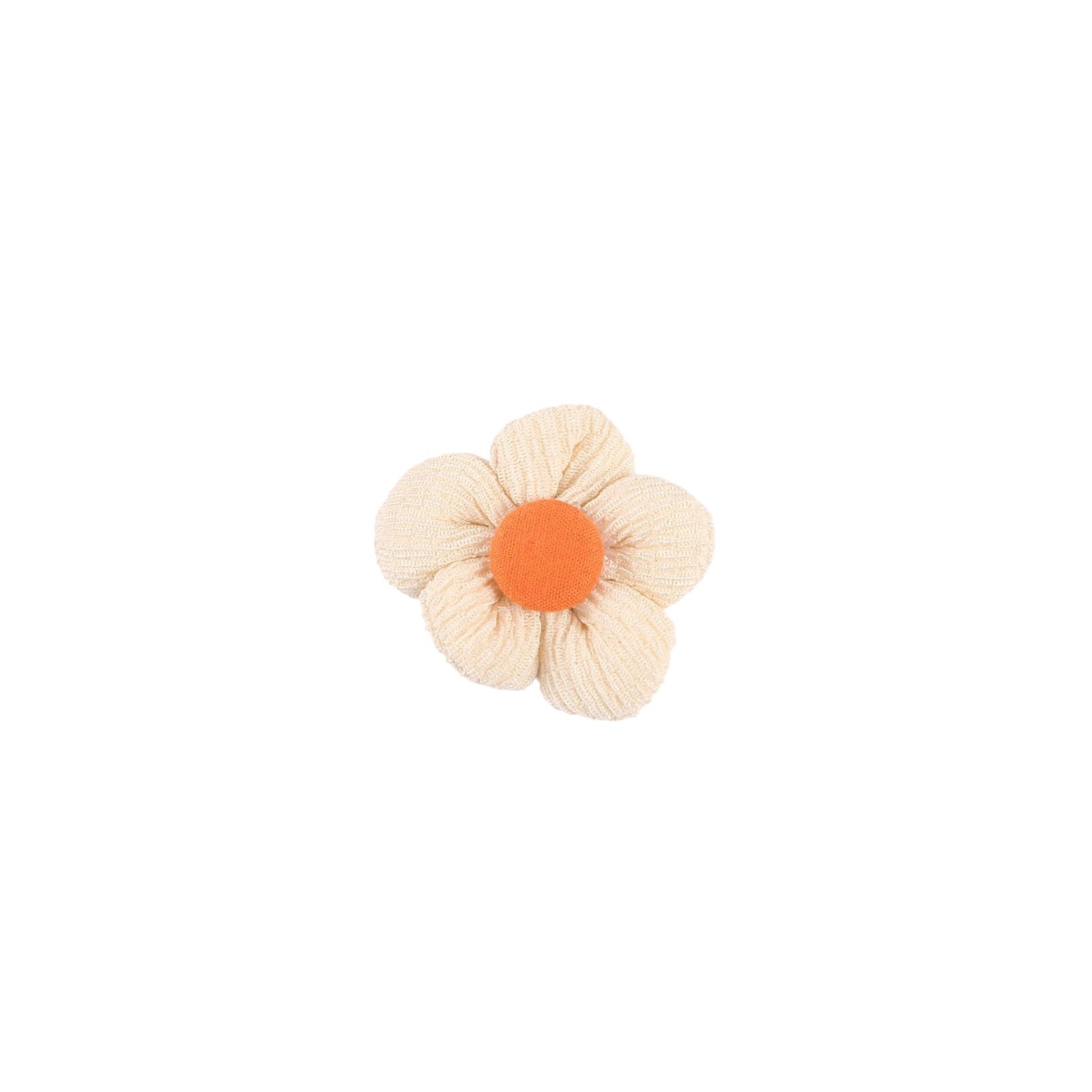 Pleated, colorful five-petal flower, fresh and simple Korean-style DIY shoes, hats, headwear, clothing, socks, bags, bows, clothing accessories Item Picture