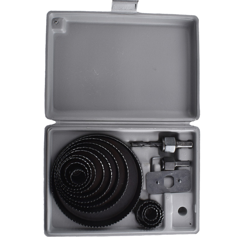 Factory direct sales of woodworking hole opener sets, electric drill hole drilling tools, plastic gypsum board downlight hole opening woodworking drill bits details Picture