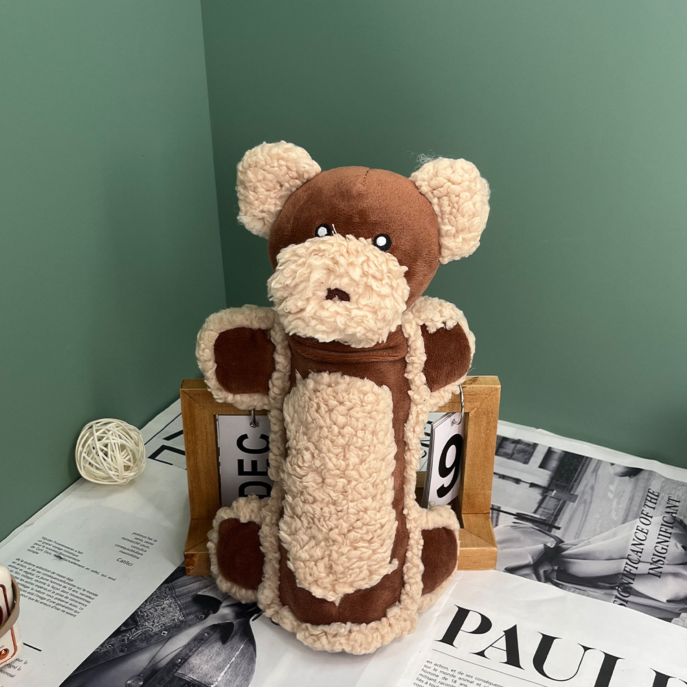 Pet training interactive plush vocal toys for dogs and cats to relieve boredom, stress and vent anger, tooth-cleaning and elk doll products Specification image