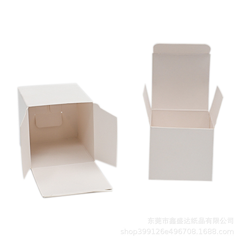 Customized color box packaging boxes, white card paper boxes, cosmetic boxes, color-printed gift boxes Specification drawing