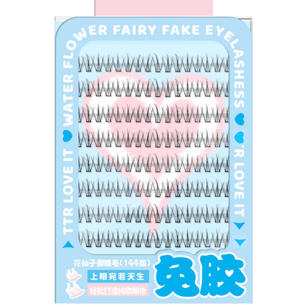 TTR Three-second Heartbeat Rabbit glue false eyelashes, Lady's simulated curly eyelashes, Lazy fish tail, Pure Desire Cat comic eye eyelashes Item Picture