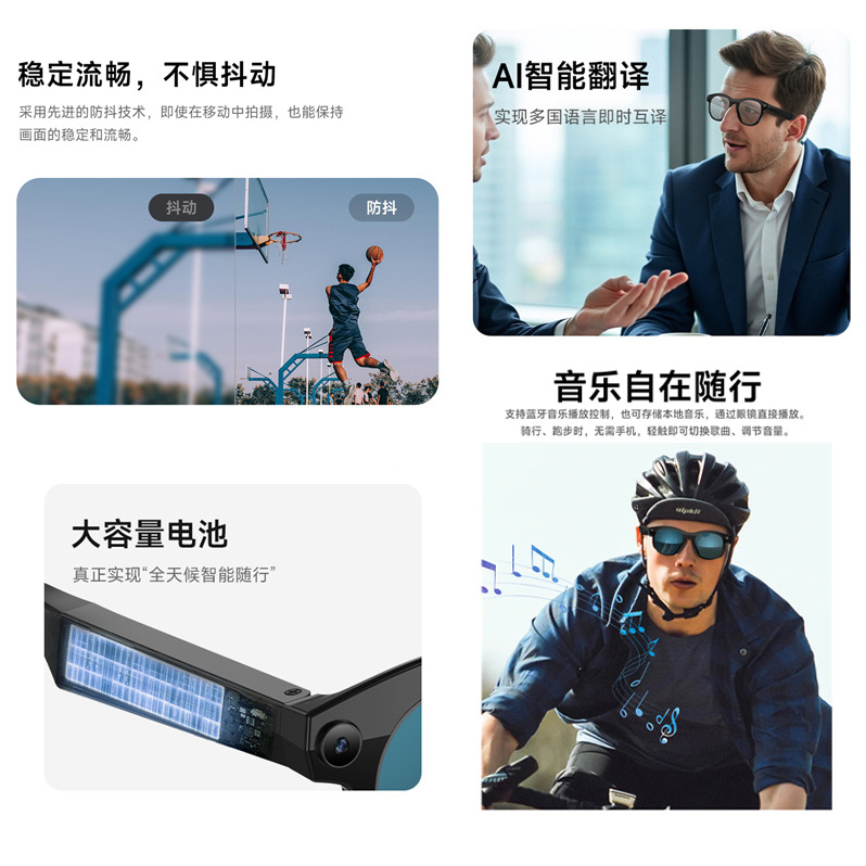 智能眼镜实物图