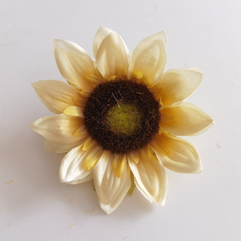 仿真太阳花 向日葵花头批发 家居及婚庆装饰 花环花束配件细节图
