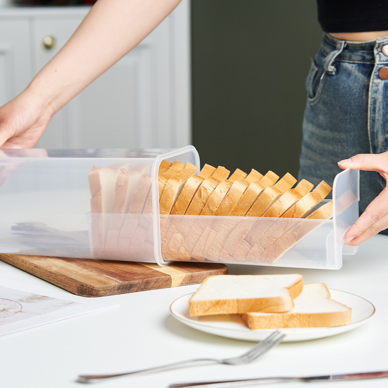 Amazon bread and toast storage box, fresh-keeping box, bread and toast storage box, bread storage distribution box, sealed jar Application Scenario