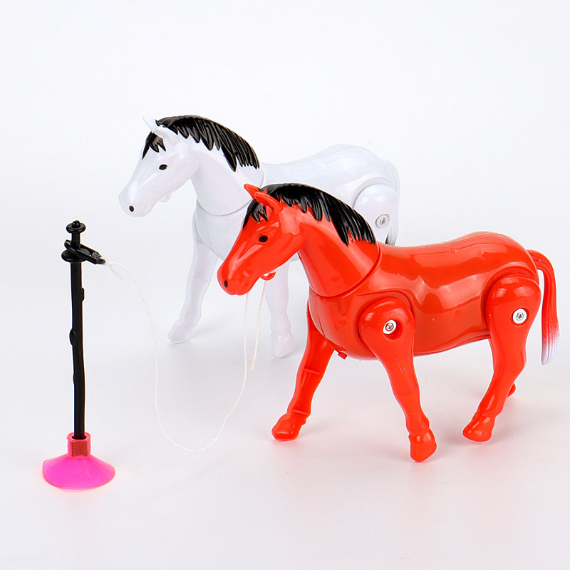 Electric pole horse toy, magnetic track, magnetic attraction maze, fairy tale trend, electric mini train, children's educational toy Application Scenario