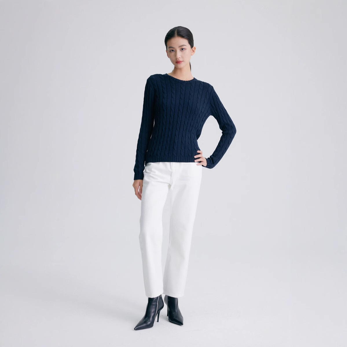 女式牛仔裤实物图