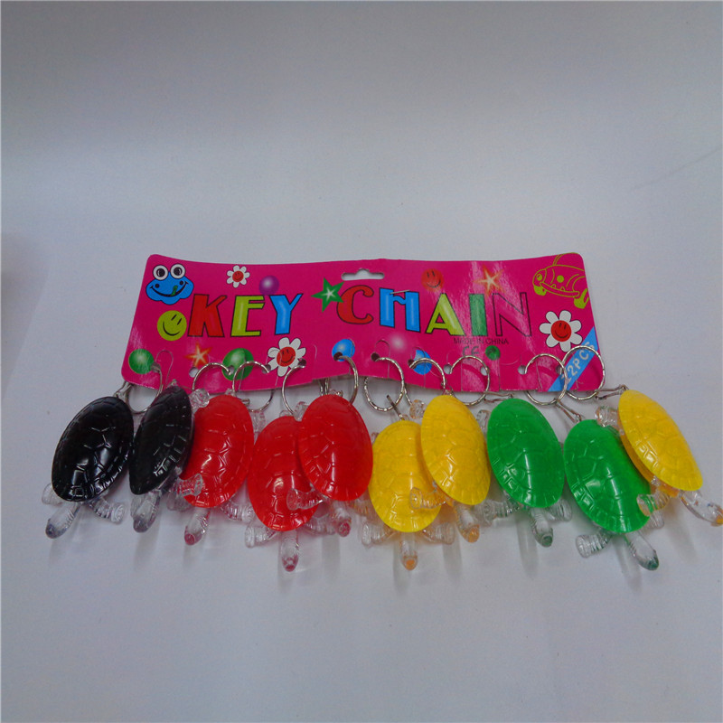 Yiwu children's toy new mini luminous gift LED keychain, night light, little turtle light manufacturer wholesale