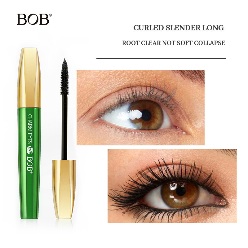 Cross-border exclusive bob Eyelash Mascara is waterproof, sweat-proof, non-staining, thick, curling, quick-drying and shaping for eyelashes as a base Specification image