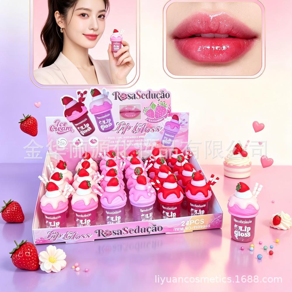 GLOSS LABIAL Honey Lip Oil Chocolate Lip Gloss Brazilian Lip Gloss LIPGLOSS Fruit Ice Cream Lip Gloss Specification image