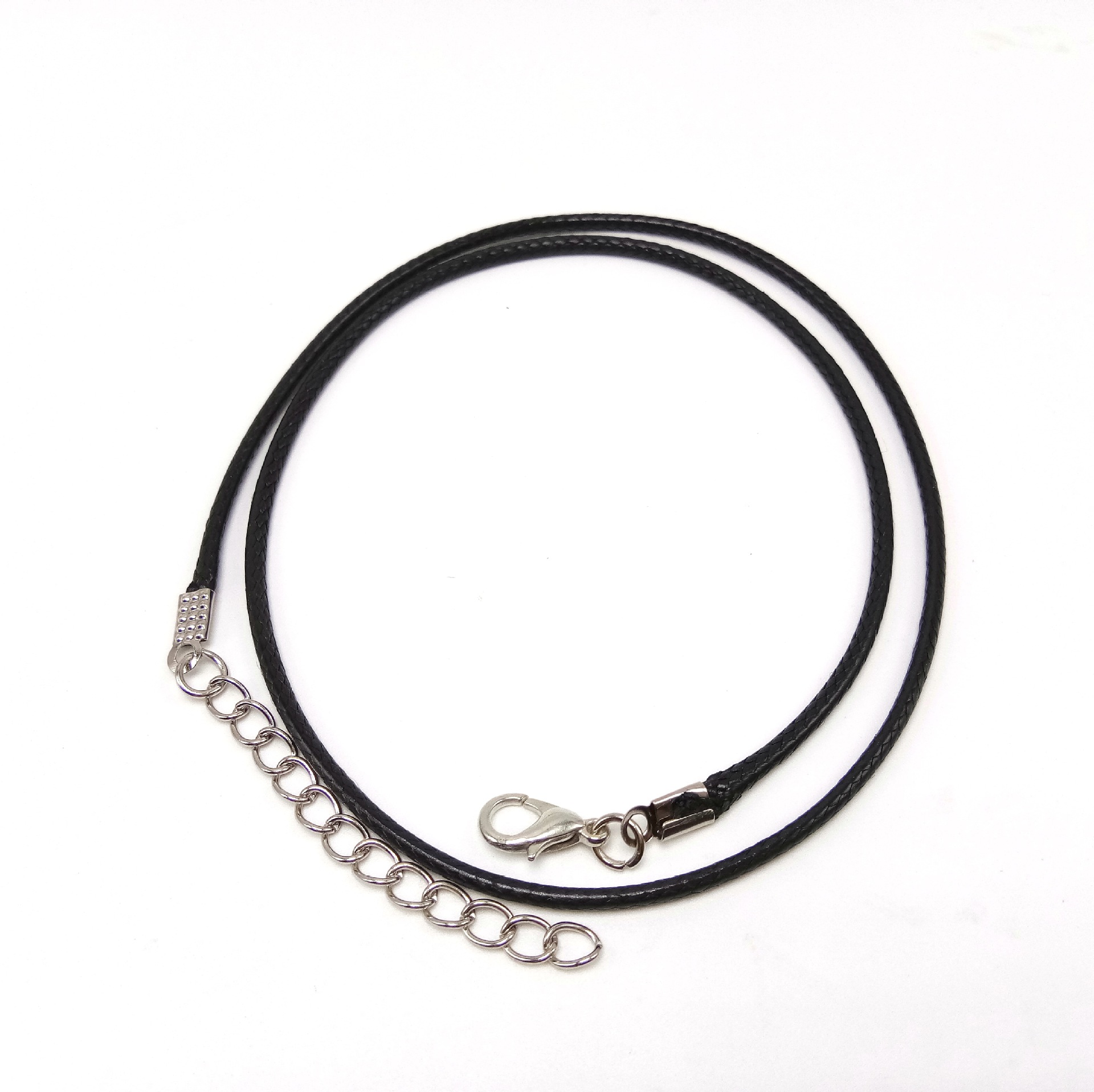 Korean wax thread necklace pendant rope, black rope diy jewelry accessories, wax thread hanging rope, wax thread necklace wholesale Item Picture