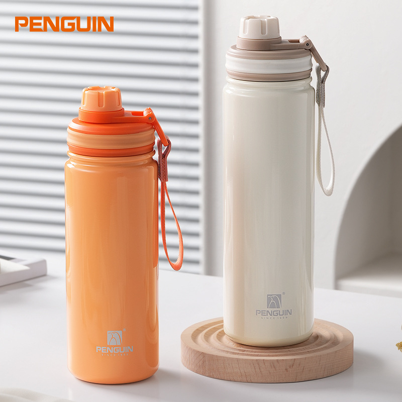 New 304 stainless steel double-layer vacuum insulated cup, outdoor sports hand-held cup, macaron-colored insulated cup Specification image