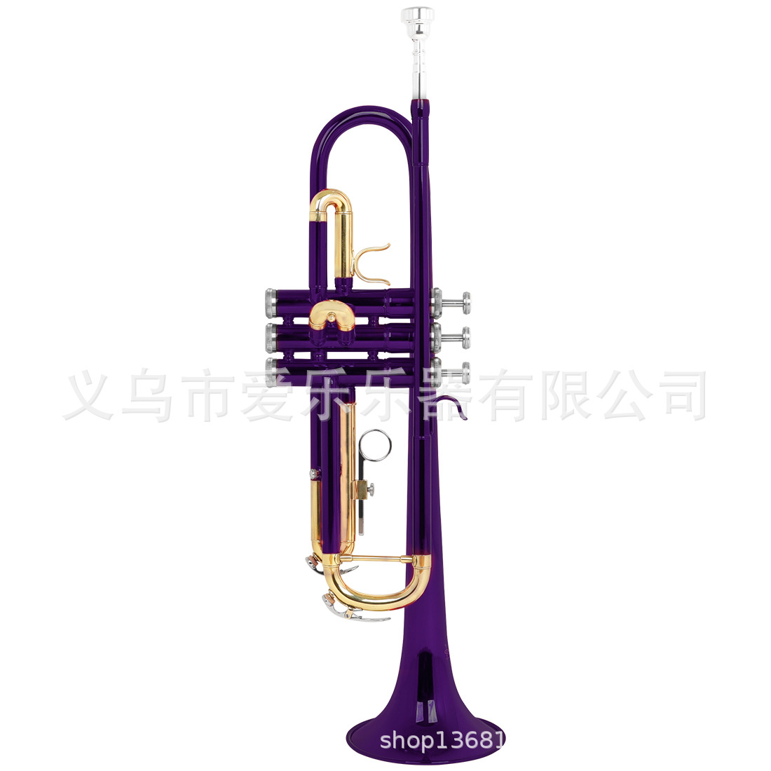 المجموعة الأولى من البوق الأرجواني (Burple Purple)، وهي عبارة عن مجموعة ذهبية من ثلاثة أحرف من أجل تعليم الأطفال والكبار في تحويل الآلات الموسيقية من طراز BP details Picture
