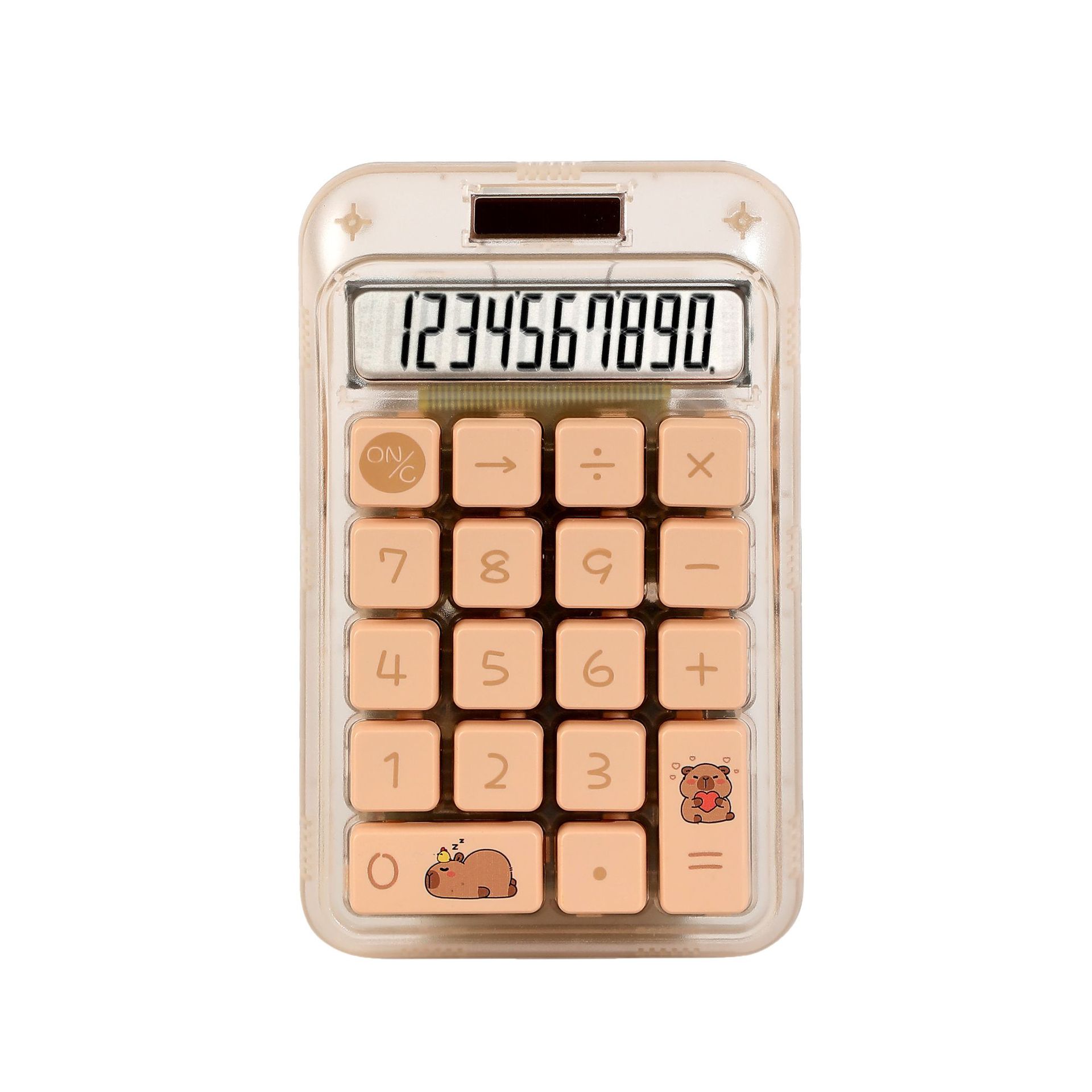 The RZ-859PRO is a cute Kapipala calculator with a high level of appearance. It is a multi-functional portable office computer Item Picture