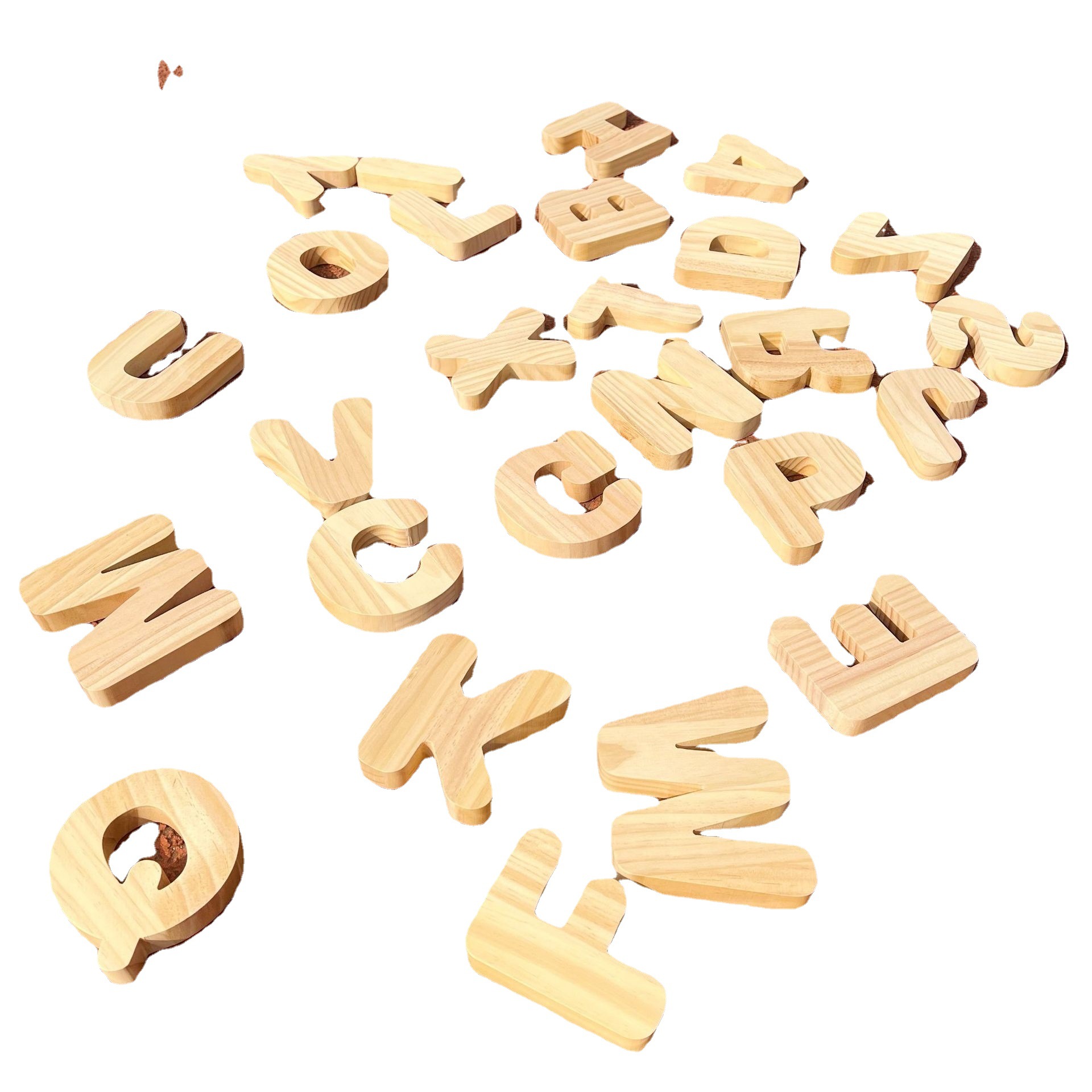 木制品/欢迎牌/门牌/胡桃夹子/木夹子白底实物图