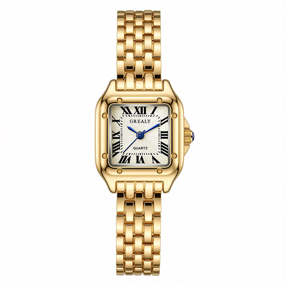 Cross-border best-selling waterproof women's watches, new quartz watches, retro and fashionable women's watches, wholesale and customization of foreign trade watches for women Item Picture