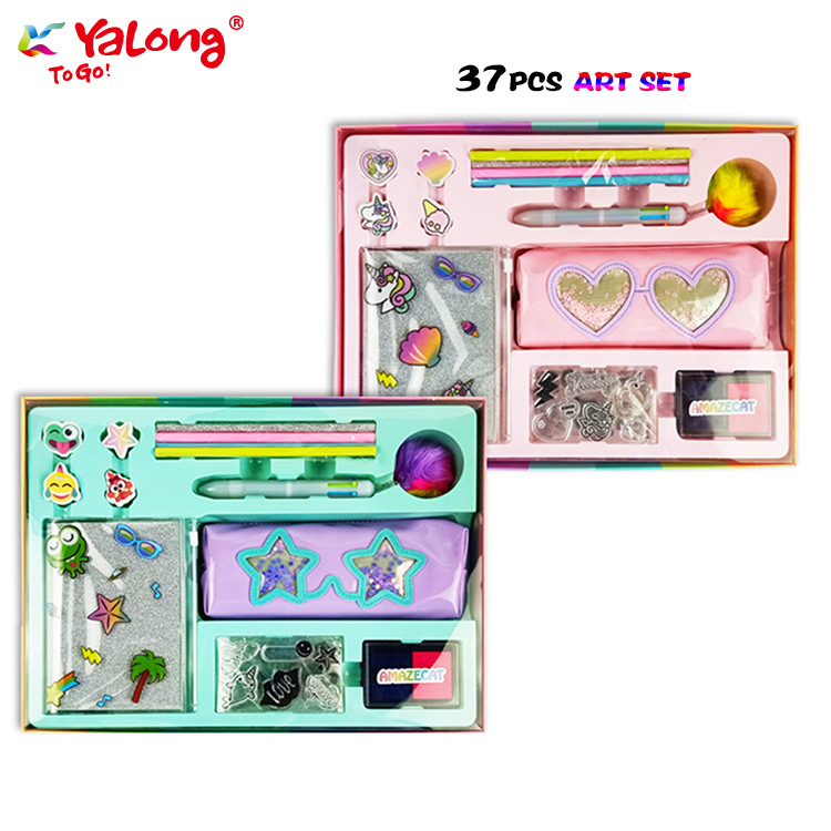 热销文具新款设计文具礼品套装儿童花式学生文具套装细节图