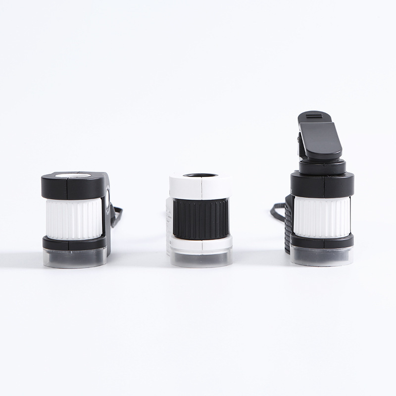TH-6701C Portable 50x high-definition magnifying glass LED lamp mobile phone holder microscope photography for jewelry appraisal details Picture