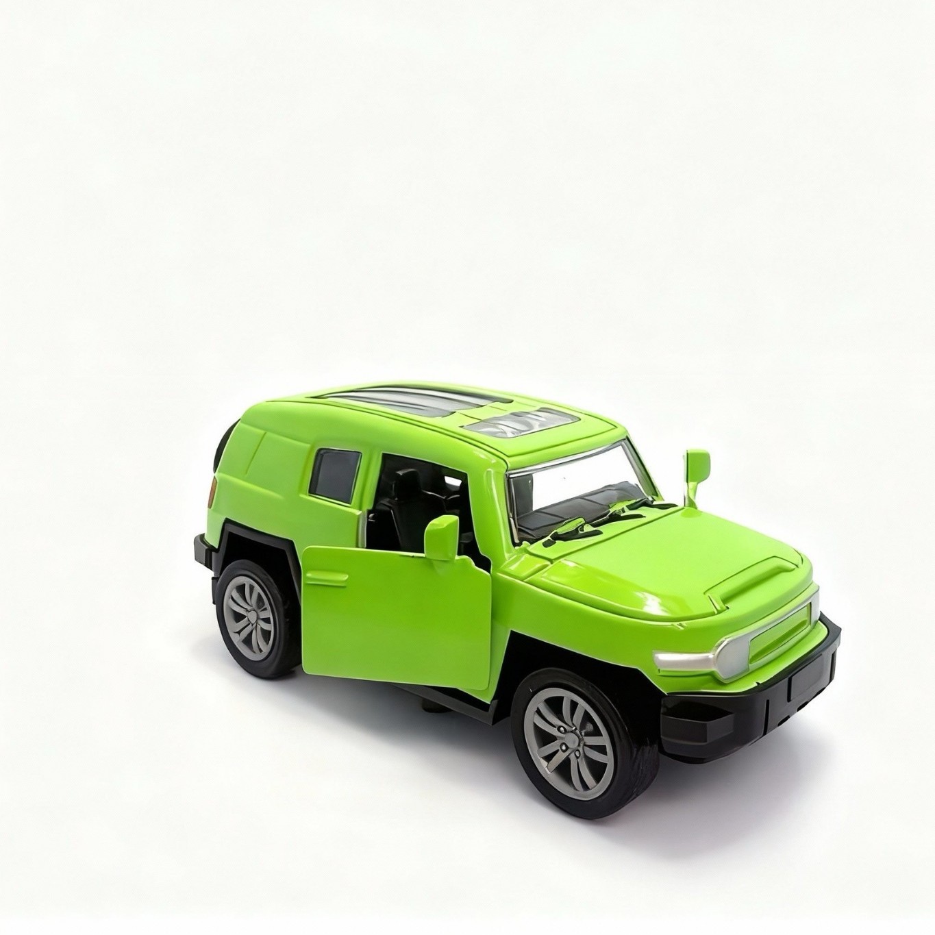 Wholesale of cross-border foreign trade children's toys, boy and baby educational mini alloy inertial door opening car models details Picture