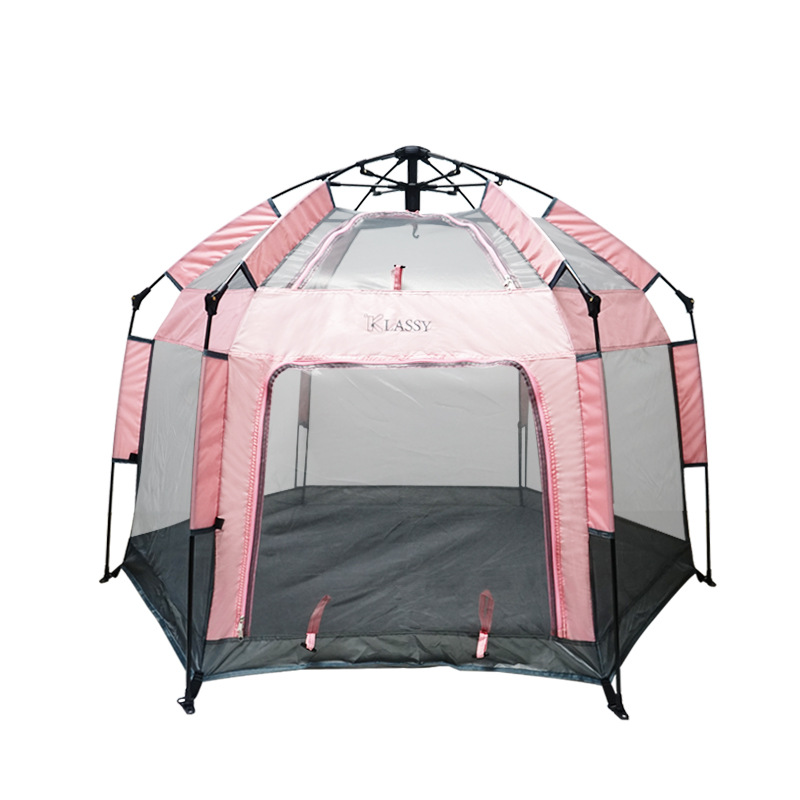 In-stock discounted children's indoor automatic toy tents, park children's sunshade and mosquito-proof game tents