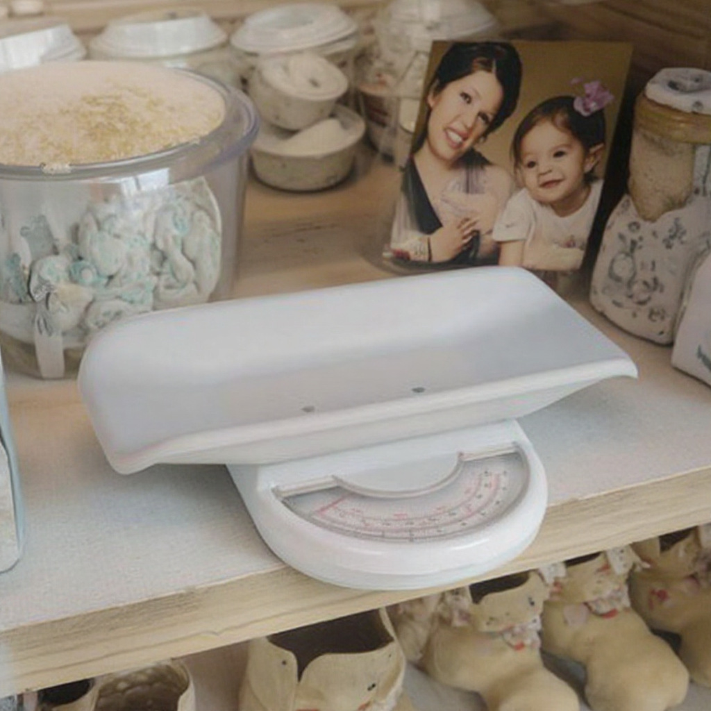 Cross-border exclusive mechanical baby scale 20KG household portable detachable baby weighing scale tray weighing scale Specification image