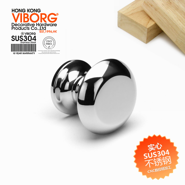 VIBORG solid 304 stainless steel cabinet small handles, furniture drawer handles, round cabinet door handles Application Scenario