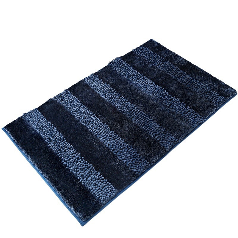 The new cross-border bestseller, Chenier couple's bedroom bathroom door carpet mat, anti-slip and absorbent foot mat Item Picture