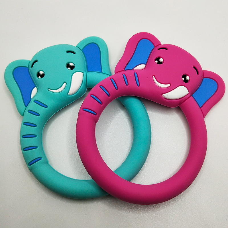 婴幼儿硅胶餐具牙胶/新生儿/彩虹多巴胺硅胶/家政保洁相关用品/用品细节图