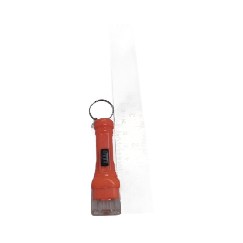 New children's plastic toy flashlight 910 keychain gift night light, street stall supply, factory direct sales Item Picture