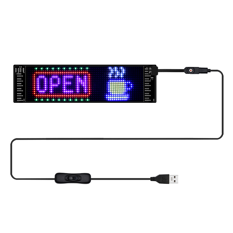 发光字广告灯箱/3D广告显示屏白底实物图